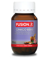 Fusion Health Ginkgo 6000 60 Tablets